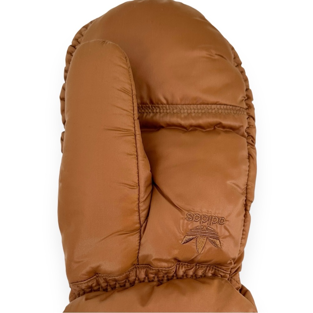 NWT Ivy Park x Adidas Limited Edition Brown Padded Puffy Puffer Ski Gloves sz M - Picture 3 of 10